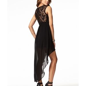 Black High Low Dress